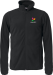 Basic microfleece jakke herre Black