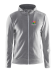 Craft Leisure hettejakke herre Grey Melange/White/Grey Melange
