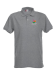 Stretch Premium pique herre Grey Melange